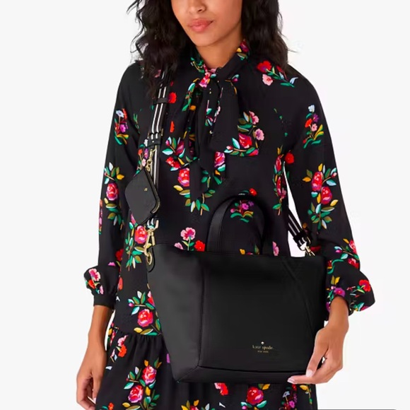 Kate Spade Rosie Satchel Black - Picture 12 of 16